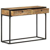 Table console 100x35x75 cm Bois de manguier massif