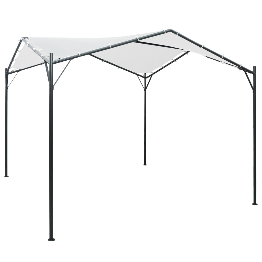 Belvedere 3x3x2,6 m Weiß 180 g/m²