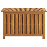 Boîte de rangement de jardin 90x50x58 cm bois d'acacia massif