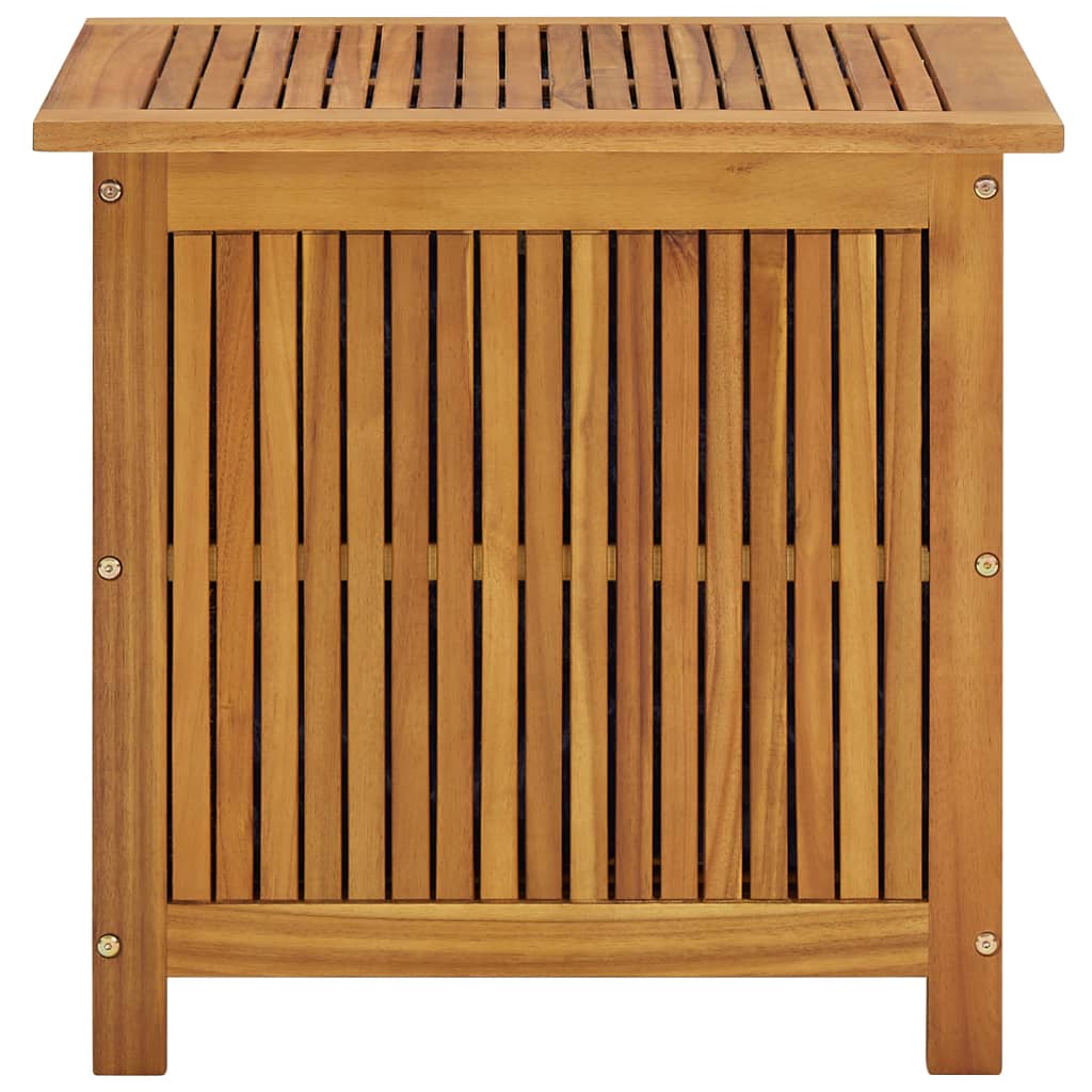 Boîte de rangement de jardin 60x50x58 cm Bois d'acacia solide