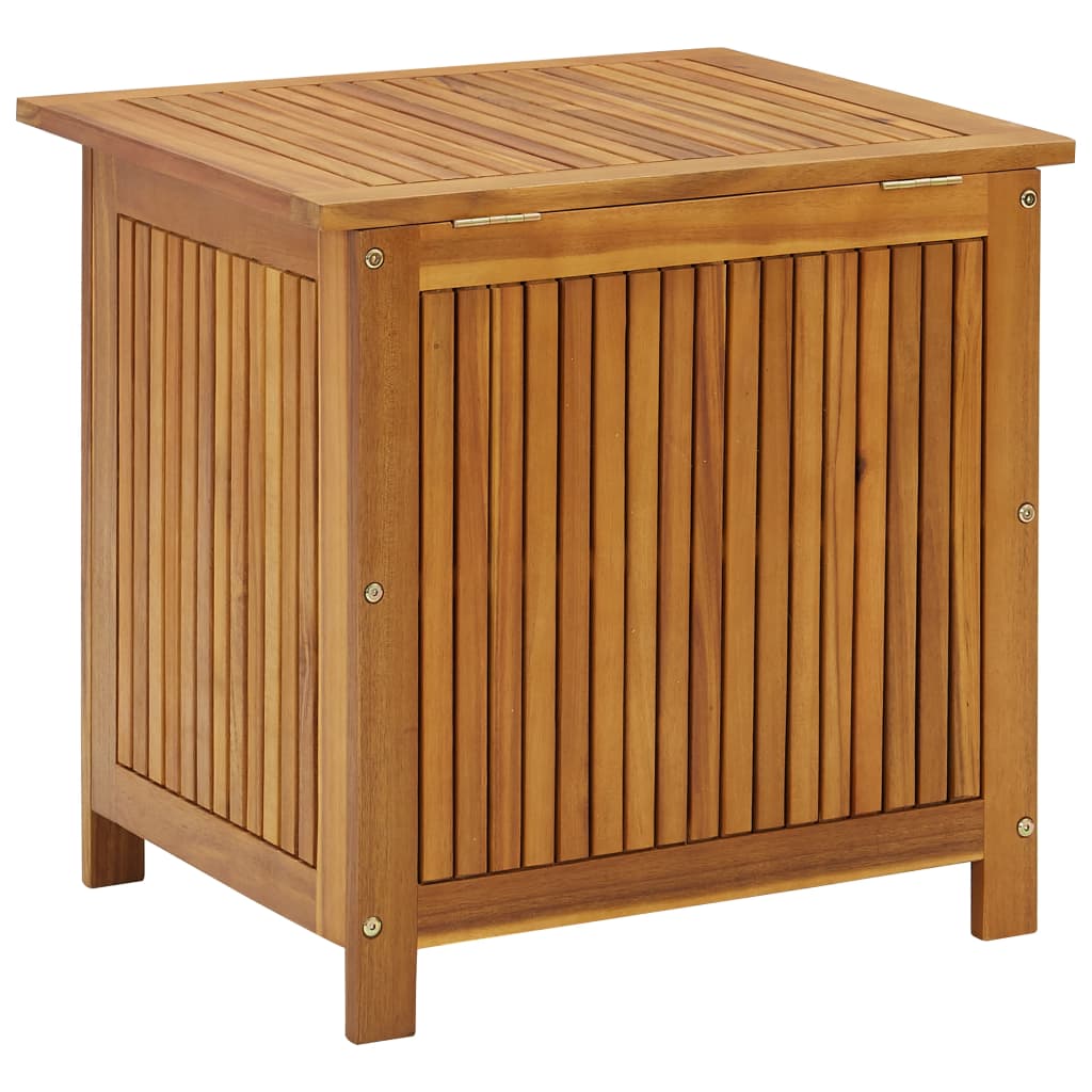 Boîte de rangement de jardin 60x50x58 cm Bois d'acacia solide