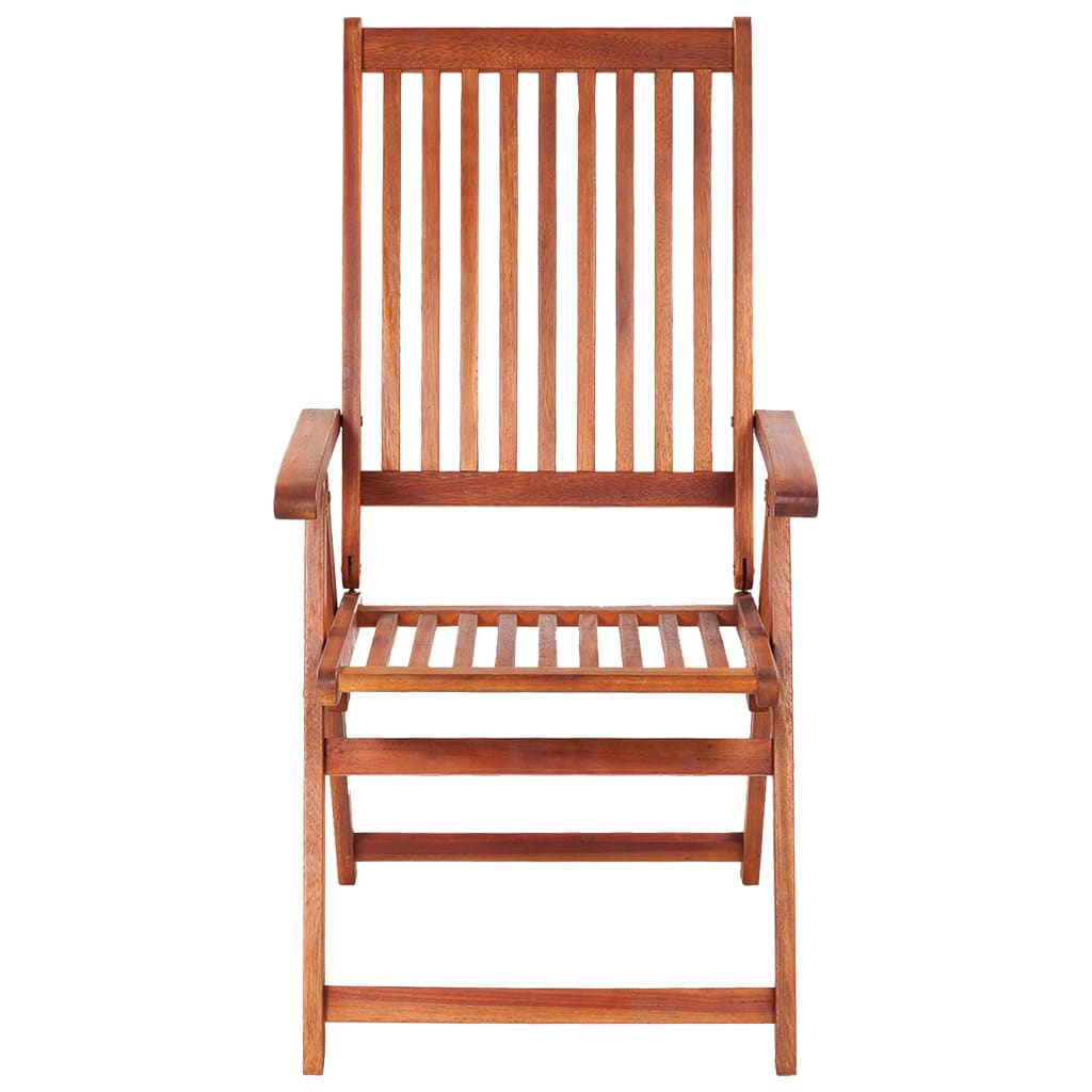 Chaises pliables de jardin lot de 3 Bois d'acacia solide