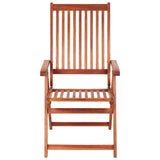 Chaises pliables de jardin lot de 3 Bois d'acacia solide