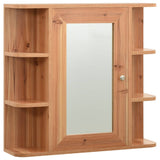 Badezimmerspiegelschrank Eiche 66x17x63 cm MDF