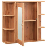 Badezimmerspiegelschrank Eiche 66x17x63 cm MDF