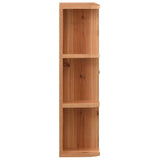 Bathroom mirror cabinet Oak 66x17x63 cm MDF