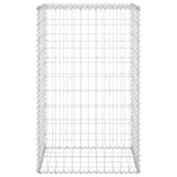 Mur en gabion avec couvercles Acier galvanisé 60x50x100 cm