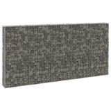 Mur en gabion avec couvercles Acier galvanisé 300x30x150 cm