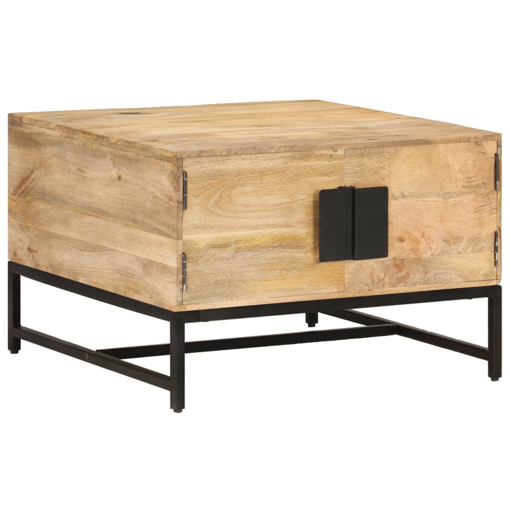 Table basse 67x67x45 cm Bois de manguier massif