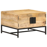 Table basse 67x67x45 cm Bois de manguier massif