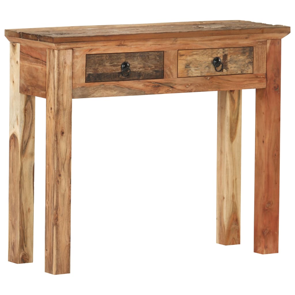 Table console 90,5x30x75 cm Bois d'acacia et de récupération