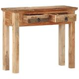 Table console 90,5x30x75 cm Bois d'acacia et de récupération