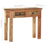 Table console 90,5x30x75 cm Bois d'acacia et de récupération