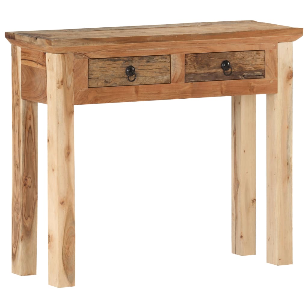 Table console 90,5x30x75 cm Bois d'acacia et de récupération