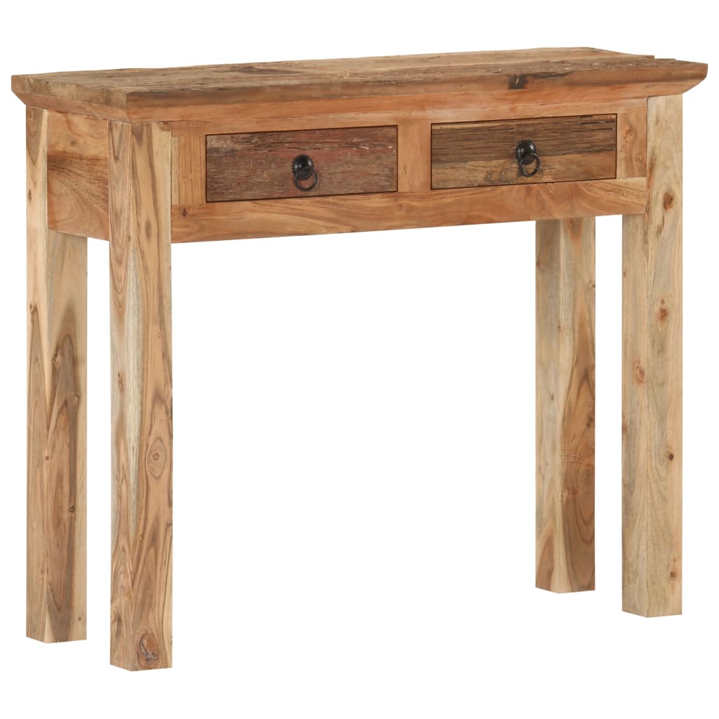 Table console 90,5x30x75 cm Bois d'acacia et de récupération