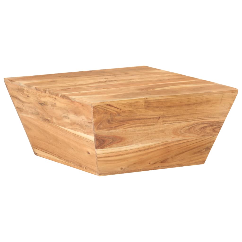 Table basse en forme de V 66x66x30 cm Bois d'acacia massif