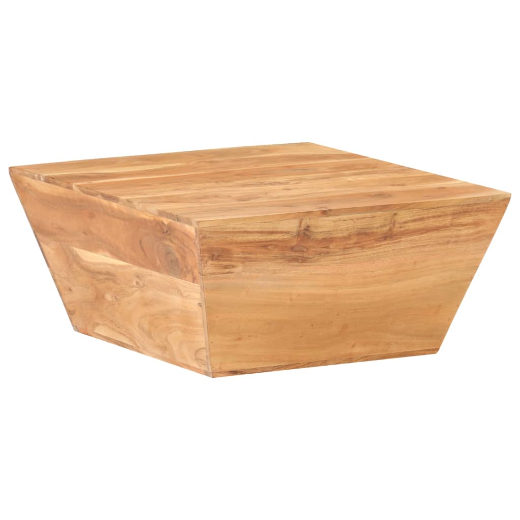 Table basse en forme de V 66x66x30 cm Bois d'acacia massif