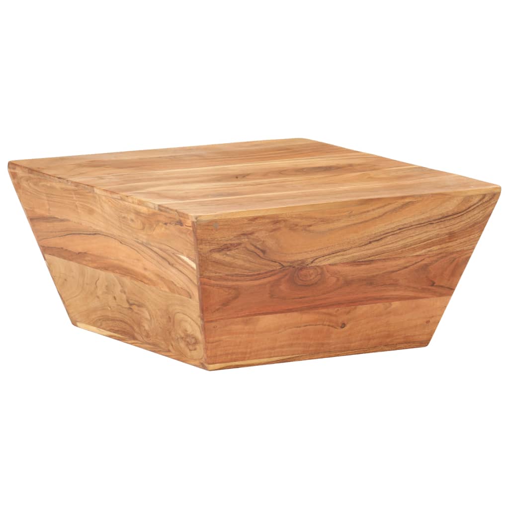 Table basse en forme de V 66x66x30 cm Bois d'acacia massif