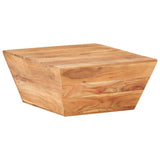 Table basse en forme de V 66x66x30 cm Bois d'acacia massif