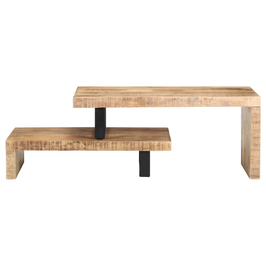 Ensemble de table basse 2 pcs Bois de manguier massif