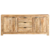 Sideboard 175x40x75 cm Rohes Mangoholz