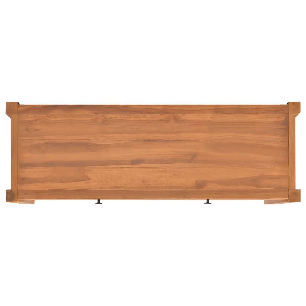 Meuble TV 140x40x45 cm Bois de teck