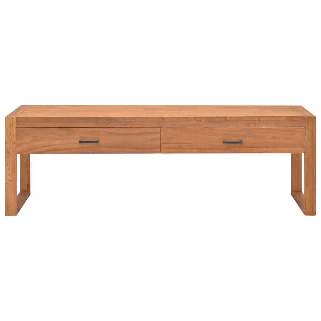 Meuble TV 140x40x45 cm Bois de teck