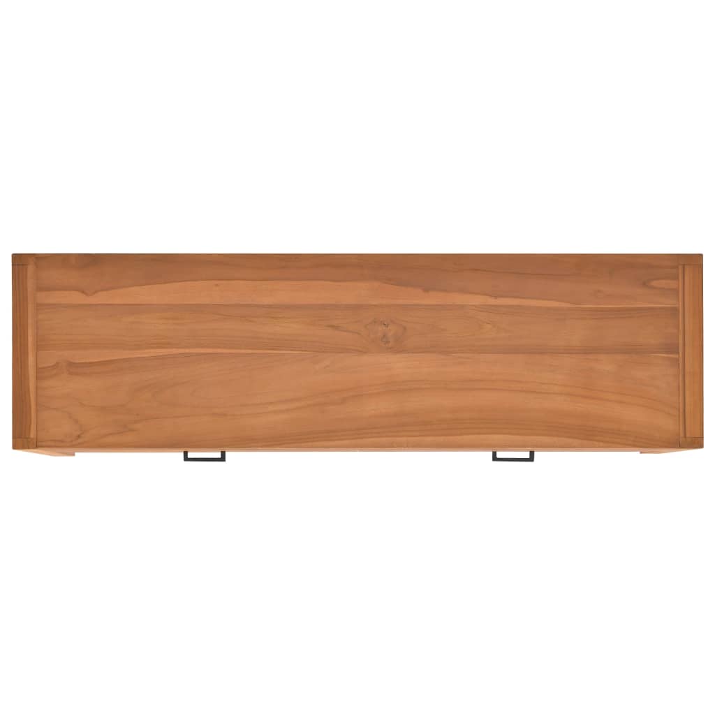 Meuble TV 140x40x45 cm Bois de teck