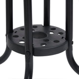 Table de jardin Noir 70x70x70 cm Acier