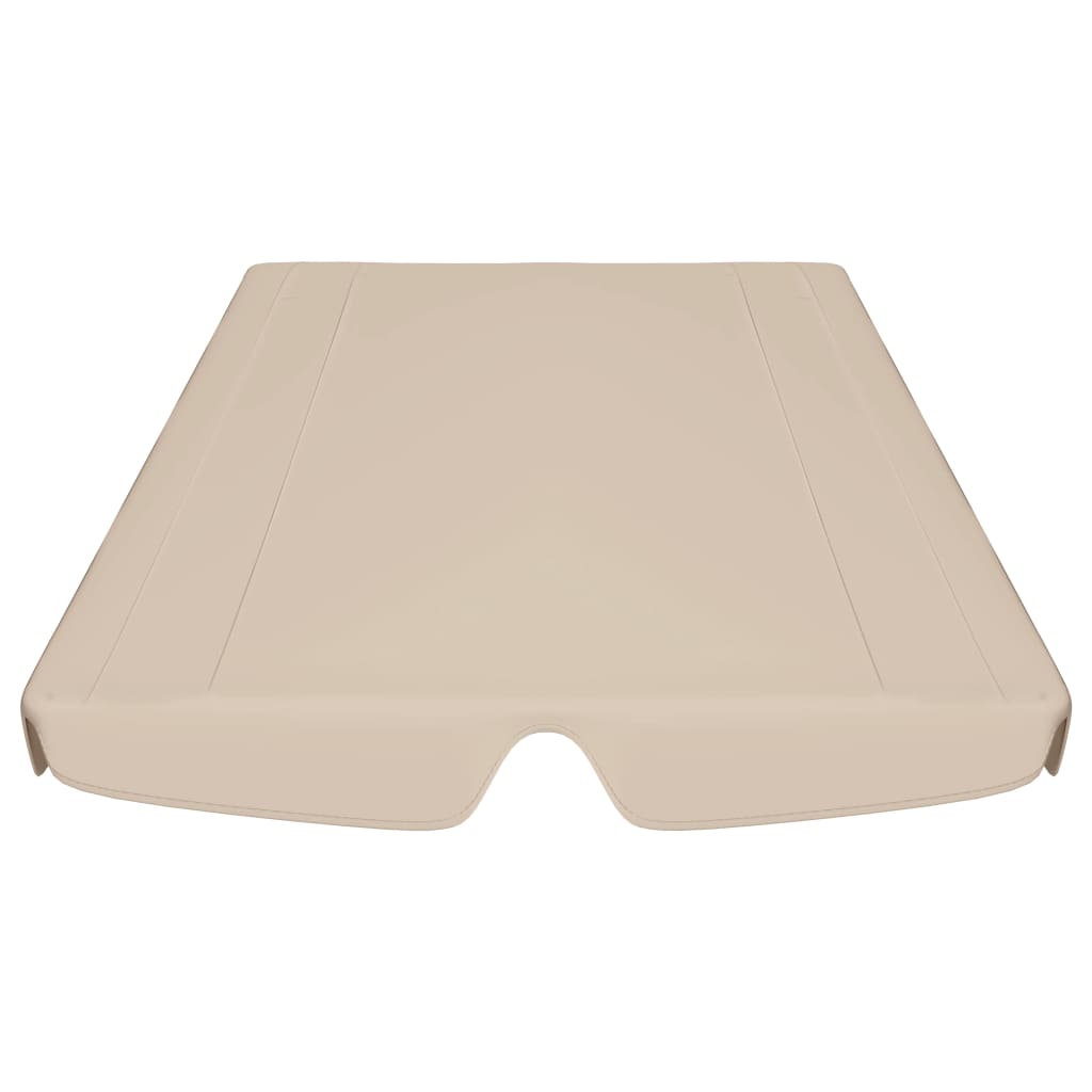 Toit de rechange de balançoire Beige 188/168x145/110 cm