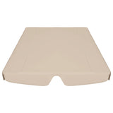 Toit de rechange de balançoire Beige 188/168x145/110 cm