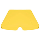 Toit de rechange balançoire jaune 188/168x145/110 cm