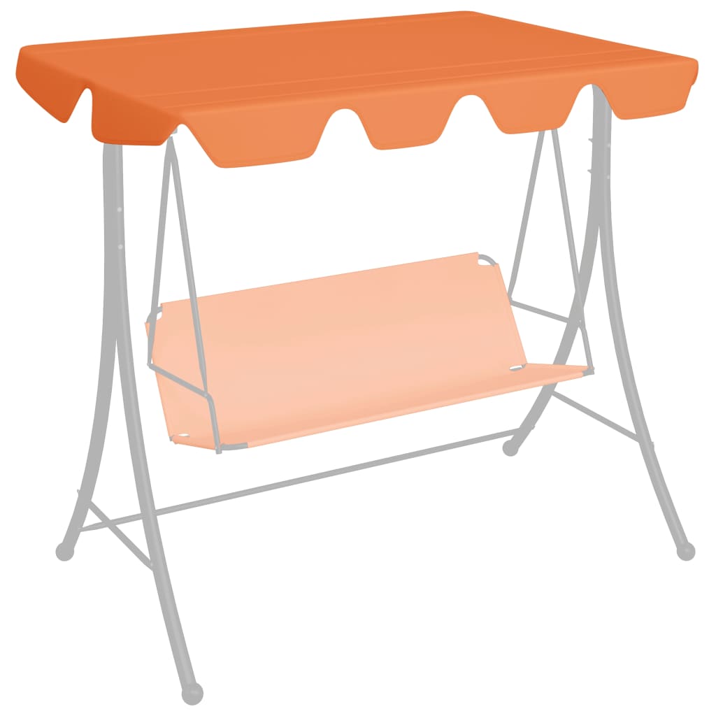 Replacement roof swing orange 188/168x145/110 cm