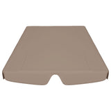 Toit de rechange de balançoire taupe 150/130x105/70 cm