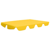 Toit de rechange de balançoire Jaune 150/130x105/70 cm