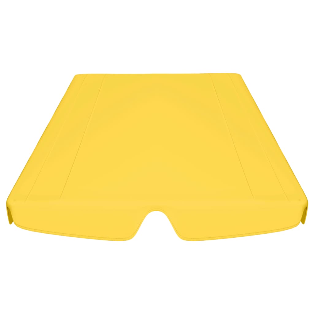 Toit de rechange de balançoire Jaune 150/130x105/70 cm