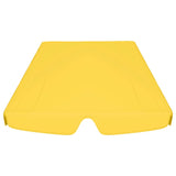 Toit de rechange de balançoire Jaune 150/130x105/70 cm