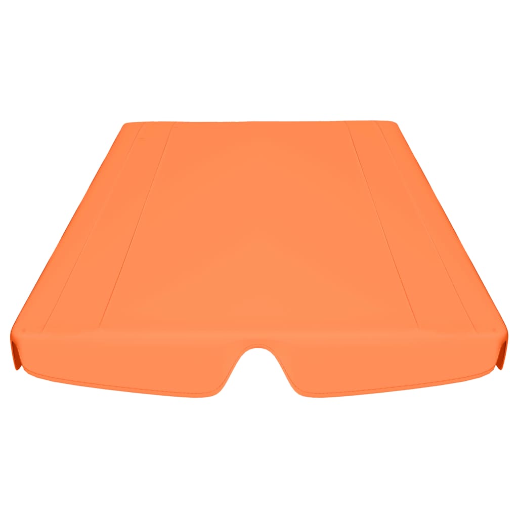 Toit de rechange de balançoire orange 150/130x105/70 cm