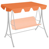 Toit de rechange de balançoire orange 150/130x105/70 cm