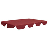 Toit de rechange balançoire bordeaux 150/130x105/70 cm