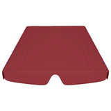 Toit de rechange balançoire bordeaux 150/130x105/70 cm