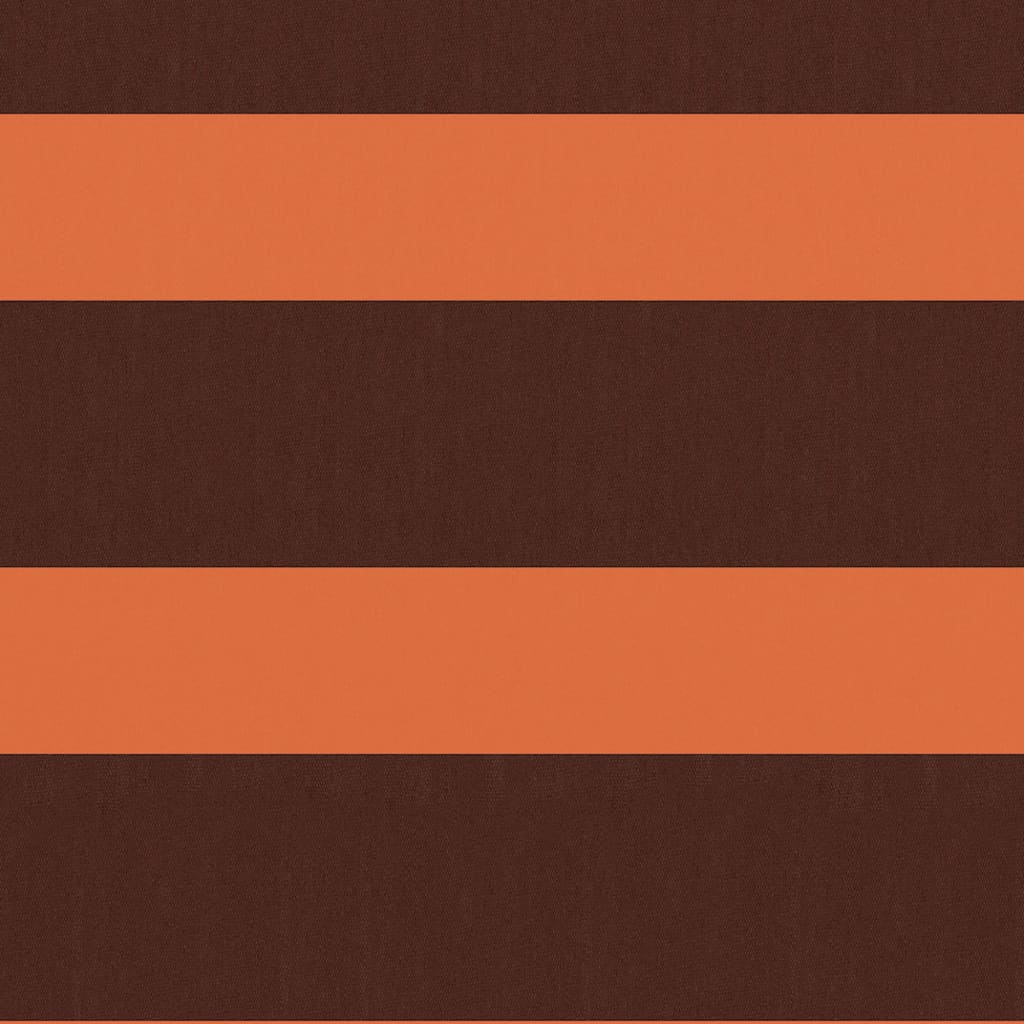 Écran de balcon Orange et marron 120x600 cm Tissu Oxford