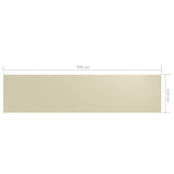 Écran de balcon Crème 120x500 cm Tissu Oxford