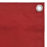 Red Balcony Screen 120x400 cm Oxford Fabric