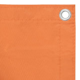 Écran de balcon Orange 90x500 cm Tissu Oxford