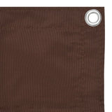 Écran de balcon Marron 75x400 cm Tissu Oxford