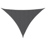 Voile de parasol tissu oxford triangulaire anthracite