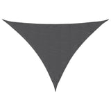 Voile de parasol tissu oxford triangulaire 3x4x4 m anthracite