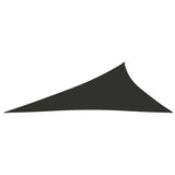 Voile de parasol tissu oxford triangulaire 4x5x6,4 m anthracite