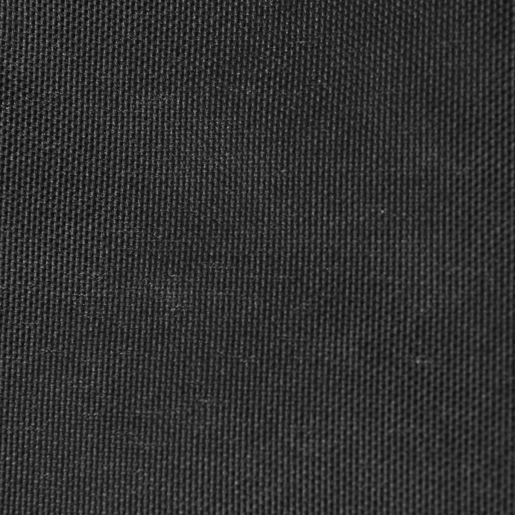 Voile de parasol tissu oxford triangulaire 4x5x6,4 m anthracite